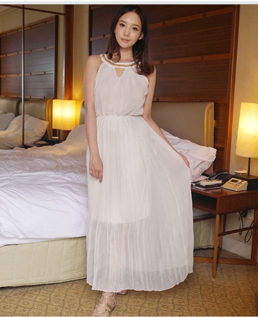 đầm maxi hàn quốc MA66