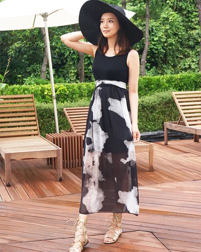 đầm maxi hàn quốc MA68